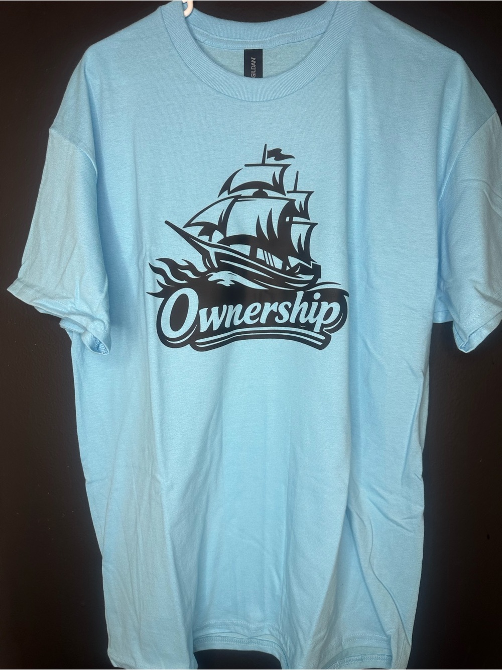 Light Blue Short Sleeve Graphic Tee